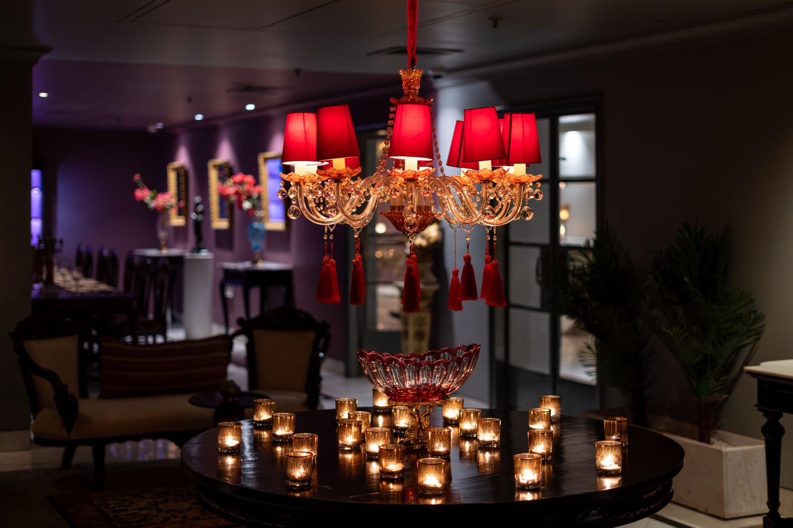 Stimmungsvolles Hotel-Interieur